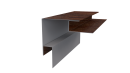 Планка угла наружного сложная 75x75x2000 мм, Дуб Кельтик 3D