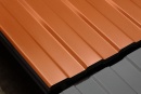 Профнастил С8 1200/1150x0,5 мм, 8004 медно-коричневый матовый