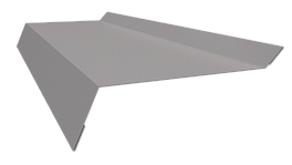 Планка примыкания в штробу 20x60x10 мм, 7047 телегрей 4 глянцевый