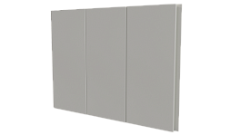 Лайн Про Плоскость 200/176x0,4 мм, 9002 светло-серый глянцевый