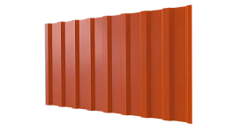 Профнастил С20B 1150/1100x0,5 мм, 2004 оранжевый глянцевый