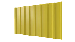 Профнастил С20B 1150/1100x0,5 мм, 1018 цинково-желтый глянцевый