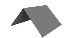 Конёк простой 150x150x2000 мм, 7004 сигнальный серый глянцевый