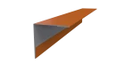 Планка угла наружного 50x50x2000 мм, 2011 насыщенный оранжевый глянцевый