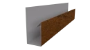 Планка П-образная Блок-хаус 30x30x2000 мм, Картэн