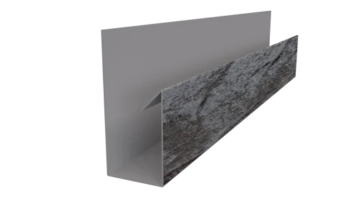Планка П-образная Блок-хаус 30x30x2000 мм, Морион 3D