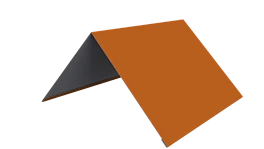 Конёк простой 150x150x2000 мм, 2011 насыщенный оранжевый глянцевый