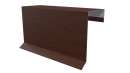 Планка торцевая фальц 65x97 мм, Золотистый дуб 3D