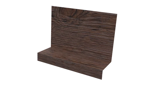 Примыкание боковое фальц 25x65x130 мм, Морёный дуб 3D