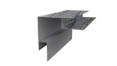 Планка угла наружного сложная Блок-хаус 110x110x2000 мм, Морион 3D