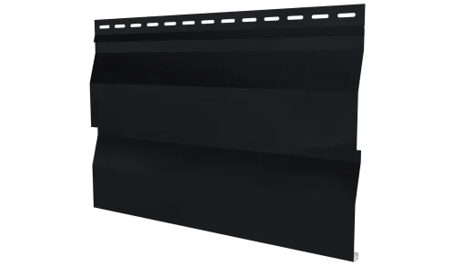 Корабельная доска 267/236x0,45 мм, 9005 черный янтарь глянцевый
