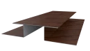 Планка стыковочная сложная Блок-хаус 110x2000 мм, Дуб Кельтик 3D