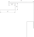 Планка угла наружного сложная 75x75x2000 мм, 8017 шоколадно-коричневый глянцевый