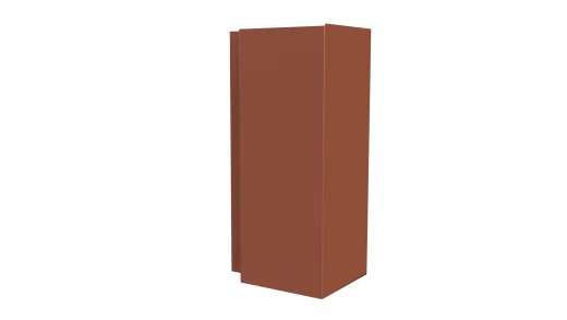 Планка угла наружного сложная 75x75x2000 мм, 8004 медно-коричневый глянцевый