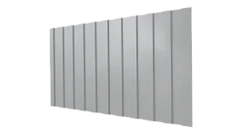 Профнастил С8 1200/1150x0,5 мм, 7035 светло-серый глянцевый