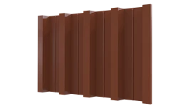 Профнастил Н60 902/845x0,5 мм, 8004 медно-коричневый глянцевый