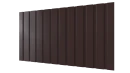 Профнастил С10 1155/1100x0,5 мм, 8017 шоколадно-коричневый PUR Pruf